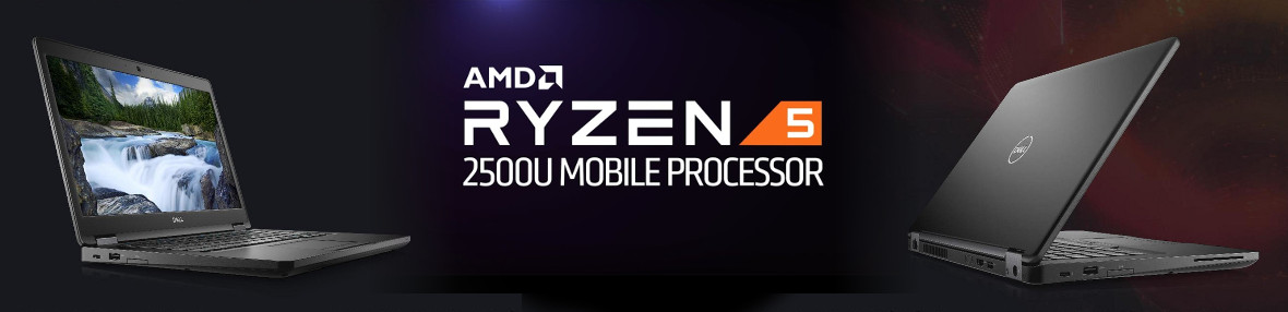 AMD Ryzen 5 PRO Mobile 2500U-Prozessor im Dell Latitude 5495-Notebook